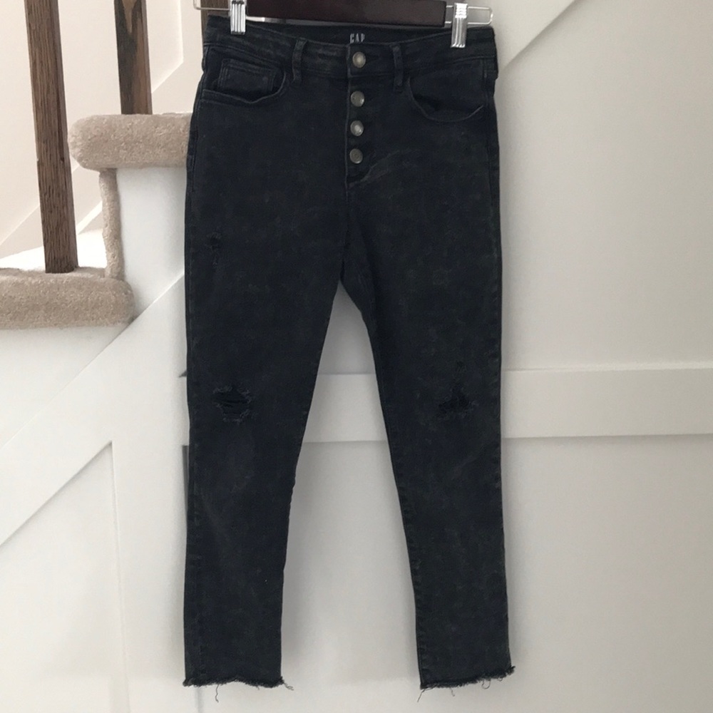 Gap Girl Jeans Stretch High Rise Ankle Jegging Size 12